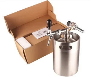 CO2 Regulator Keg Regulator with Adapter, Disconnect, Pressure Valve, and Gauge