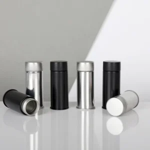 CR Child-Resistant Metal Tin Box Tube for Roll Custom Printed with Seal Foam