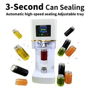 Cans Sealing Machine Factory Suitable for Sealing Cans of Beverages Nuts and Pet Food Bottle Customization RY FGJ 100D