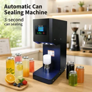 Cans Sealing Machine Rotary Type Manufacturer Beverage and Coffee Cans Bottles Can Be Customized RY FGJ 101C