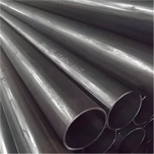 Carbon Steel Black ERW Straight Seam Round Steel Tube Manufacturer for Construction and Steel Fabrication