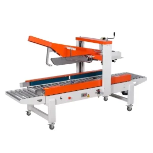 Fully Automatic Carton Box Flap Folding and Case Sealing Machine
