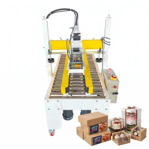 Carton Sealing Machine for Lobster Rolls Cakes and Food Packaging