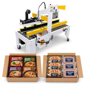 Case Taping Sealer for Cartons and Soft Pouch Packages