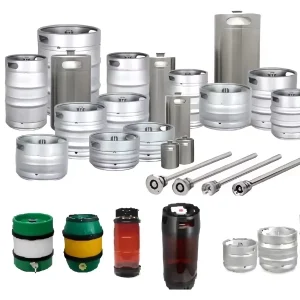 Cassman Beer Kegs Sale Stainless Steel Plastic PET 50L 30L Kegs Pump Pressure Vessel PLC Motor High Productivity 3 Year