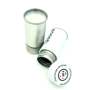 Child-Proof Cylindrical Tin Metal Box for Tobacco, Paper Rolls, and Cones, 109mm/120mm