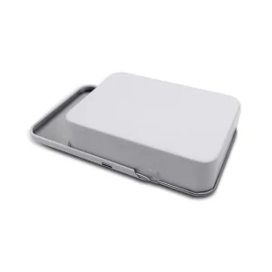 Child-Resistant Rectangular Tinplate Sliding Tin Box for Pre-Rolls, Candy, and Chewing Gum