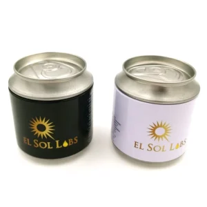 Children’s Gift Packaging Mini Cola Tin Diameter 65*70H Tinplate Food Grade Glossy Varnish Embossing Available CMYK