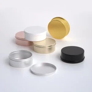 China Custom Made 60ml Lh68*25 Bulk Empty Silver Metal Tin Cans for Food Canning and Gifts