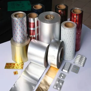 China Factory Jumbo Roll Soft Metal Foil Cold-Forming Alu Alu Foil for Packaging