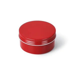 China Factory Low MOQ in Stock 57X27mm 50ml Size Red Pink Silver Golden White Aluminum Tin Can for Capsule and Tea and Food