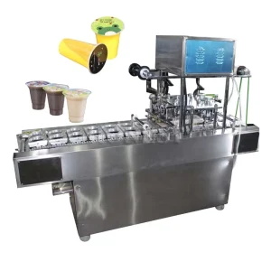 China Manufacturer Plastic Cup Filling and Sealing Machine