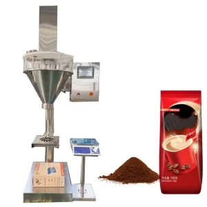 China Manufacturer Supply Semi-Automatic Food-Grade Protein and Cosmetic Powder Filling Machine for Bags Bottles and Cans