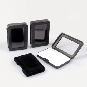 Chinese Style Stainless Steel Jewelry Box Creative Square Metal Organizer Velvet Lined Storage Case for Rings Metal Box