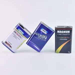 Chinese Tinplate Can Manufacturer Sale Custom Square Metal Tin Can with Lid for Paint Adhesive Chemical Use
