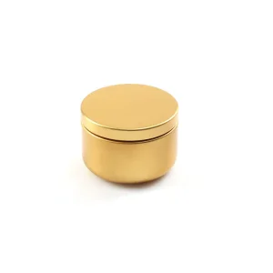 Color Round Storage Tea Metal Tin Container 50ml