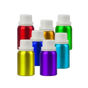 Colorful Metal Oil Bottle 99.7% Pure Aluminum Fragrance Bottle