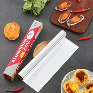 Commercial 30cm Width Food Grade Aluminum Foil Roll Composited Metal Foil with Coating Printed Aluminum Foil
