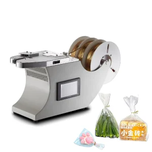 Commercial Automatic Bread Bag Twist Tying Machine for Bakery and Food Packaging Lines
