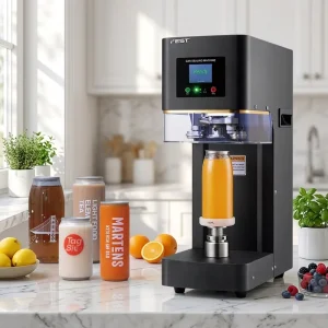 Commercial Can Sealer Second Seal for Bubble Tea Shop Milk Tea Juice Bar Metal Plastic Can Sealing Machine