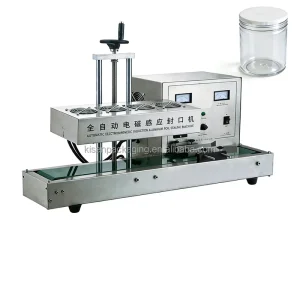 Commercial Continuous Fully Automatic Foil Sealer Bottle Mouth Electromagnetic Induction Sealing Machine