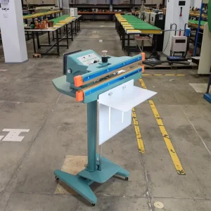 Commercial Continuous Pedal Type Sealing Machine Vertical Double Heating Rod Plastic Bag Sealing Equipment