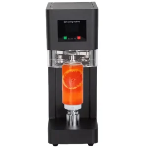Commercial High Efficiency Electric Semi Automatic Beverage Can Sealing Machine for Bottles No Rotary Easy to Operate