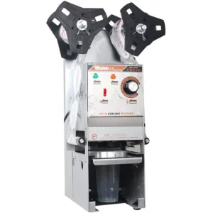 Commercial Milk Tea Beverage Sealing Machine Plastic Paper Cup Dual Purpose Cup Sealer for Soymilk Beverage