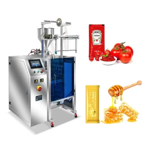 Commercial Water 20g Automatic Oil Olive Clean Detergent Filling Machine Small Honey Spoon Filling Seal Pack Machine