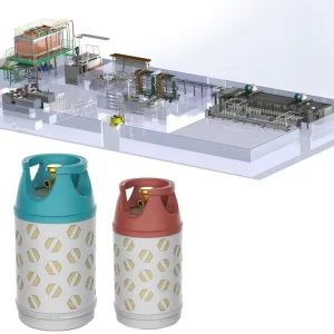 Composite Material Liquefied Petroleum Gas LPG Cylinder Semi-Automatic Production Line