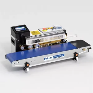 Continuous Aluminum Foil Plastic Bag Band Sealer with Coding and Expiry Date Printing