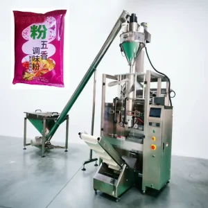 Continuous Bag Forming Spice Milk Coffee Automatic Auger Filling Powder Packing Machine