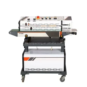 Continuous Horizontal Vacuum Sealer with Nitrogen Gas Flushing and Air Filling for Food Plastic Bags