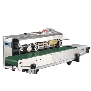 Continuous Small Manual Sachet Sealing Machine for Food, Grain, Chemical and Retail Packaging