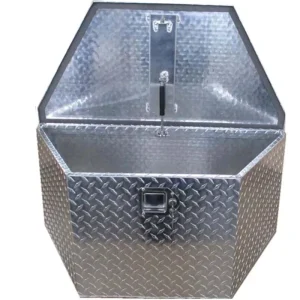 Convenient Aluminum Alloy Truck Toolbox with Lid Trailer Tongue Box Tool Storage Solution