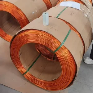 Copper Color Aluminum Coil Tube Decorative Custom Aluminum Tubing