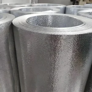 Corrosion-Resistant Composite Orange Peel Pattern Aluminum Foil Embossed Metal Foil Roll for Pipe Insulation and Refrigeration