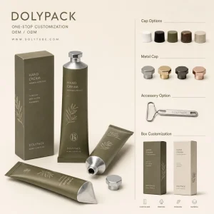 Cosmetic Soft Squeeze Tubes for Face Wash, Skin Care, Hand Cream, and Sunscreen Packaging