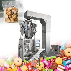 Crackers Biscuits Cookies Chocolate Matcha Strawberry Cream Snacks Vertical Filling Forming and Sealing Packaging Machine