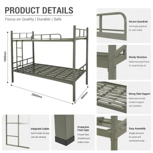 Creative Shape Double Beds Double Decker Bus Bunk Bed Bus Style Metal Frame for Kids Bedroom Hotel Theme Room Furniture