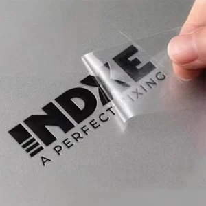 Crystal Label UV Transfer Printing Sticker Printing Customized Label Tear Film Waterproof Transparent Gift Box Metal