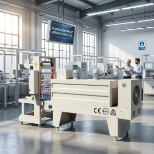 Cuff-Type Semi-Automatic Bagging and Heat Sealing Machine for Mineral Water, Foam Boxes, and Cardboard Boxes