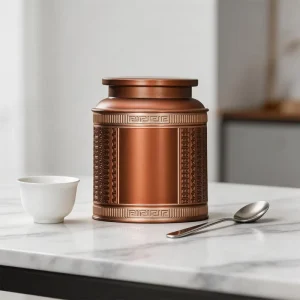 Custom 100*H125mm and 120*H125mm 125g Round Tin Box for Loose Tea, Coffee, Snacks, and Food Storage