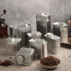 Custom 200g Coffee Bean Tin Can with One-way Exhaust Valve Food-grade Tinplate Can