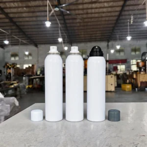 Custom 250ml 300ml Aluminium Aerosol Can Empty Metal Container with Valve for Personal Care Skincare Products OEM Service