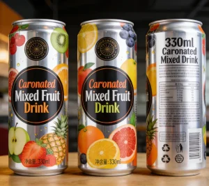 Custom 250ml 330ml 355ml 500ml Bpafree Blank Print Empty Round Aluminum Metal Cans for Beer Beverage Soda Cold Drink Packaging