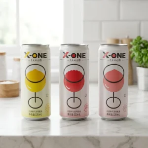 Custom 330ml 250 ml Fruit Soda Beer Beverage Coffee Drink Printing Aluminum Metal Pop Can with 202 SOT Ring Pull Lids