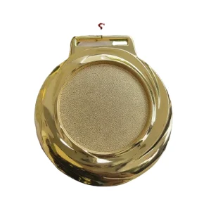 Custom 3D Gold Award Marathon Running Medal in Zinc Alloy and Silver Material
