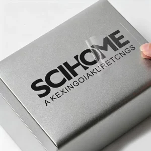 Custom 3D Hollow Gold Foil Crystal Transfer Sticker Embossed UV Metal Logo Label for Gift Box & Tin Can Decoration