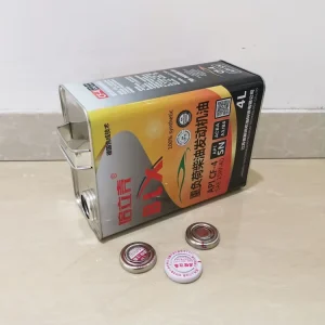 Custom 4 Liter China Quality Tinplate Rectangle F Style Car Engine Motor API SN Oil Tin Cans with Pressure Caps